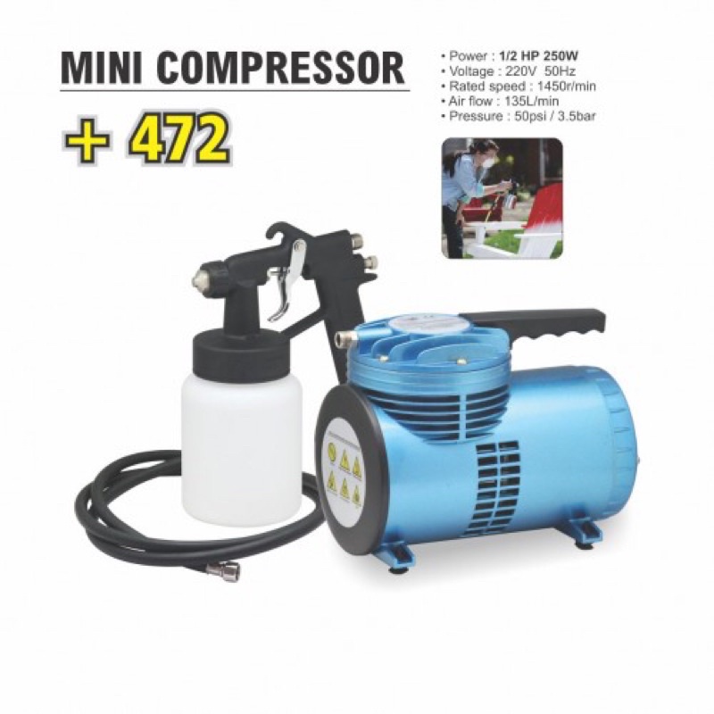 Aldo Mesin Compressor Mini Set 472