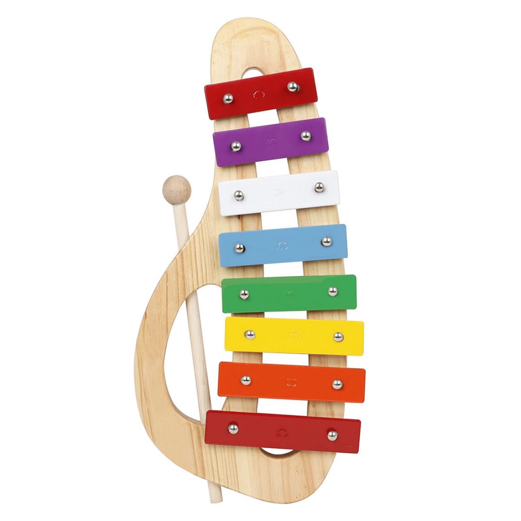 1pc Mainan Xylophone Portable Untuk Edukasi Anak
