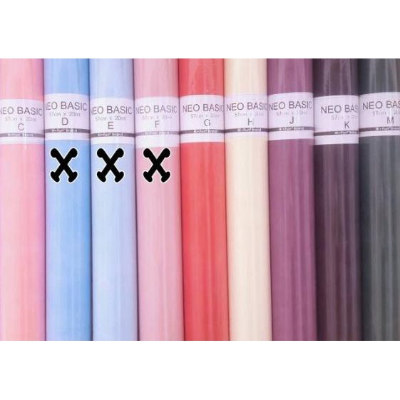 

Tissue wrapping paper - Basic new 57cm - A.Terracotta