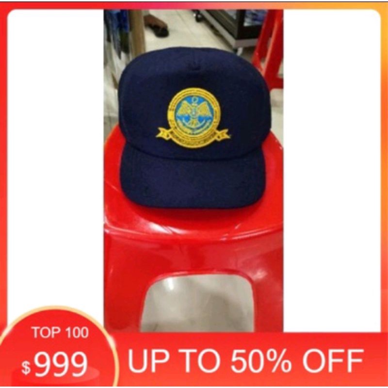 TOPI POLOS BAHAN LAKEN, WARNA NEVY BIRU DONGKER