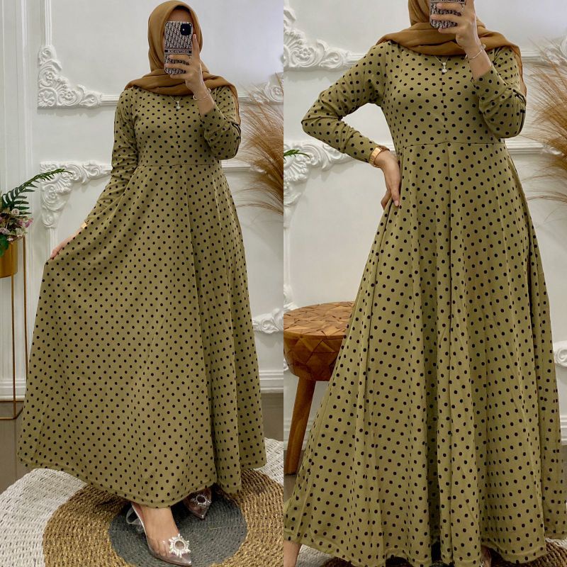 Gamis voxy polkadot