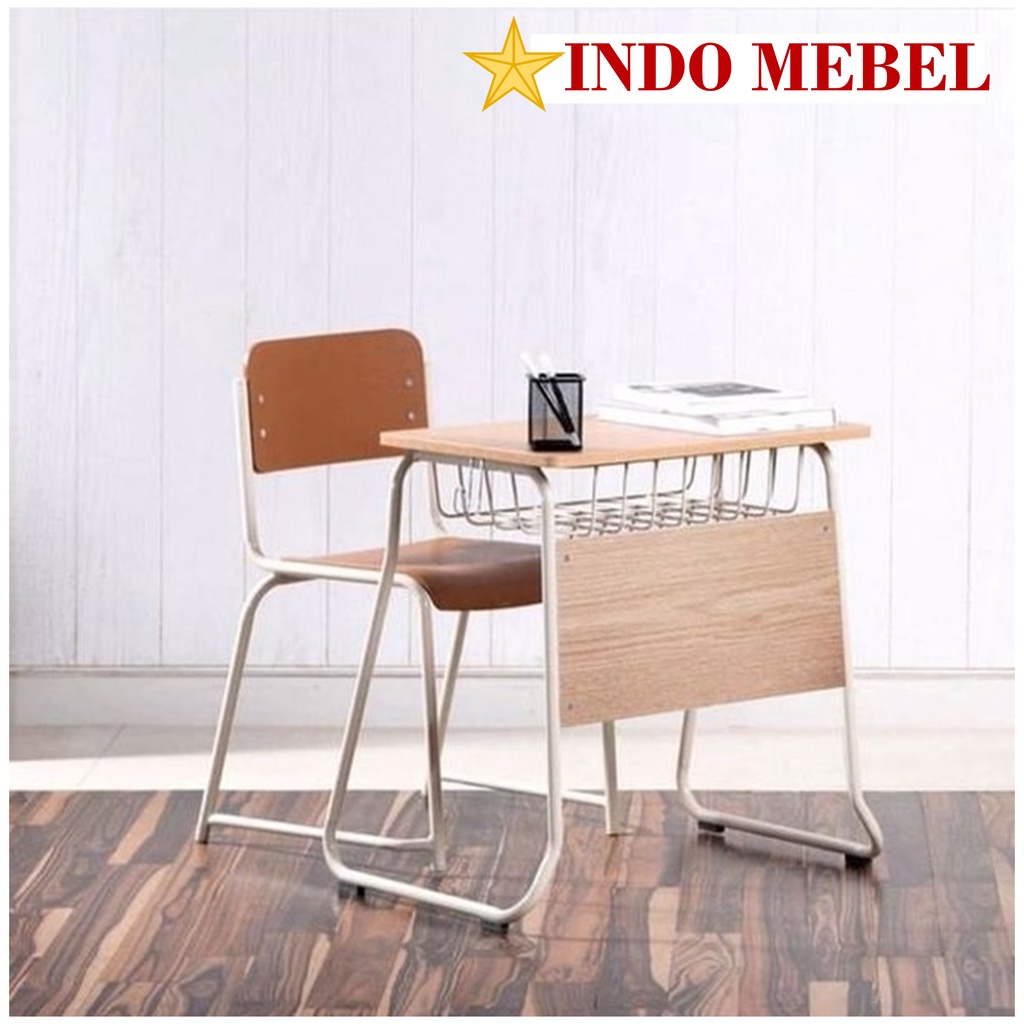 Set Meja Kursi Belajar Ayumi Chitose No 6 / KURSI KULIAH/MEJA READY MAKASSAR PROMO
