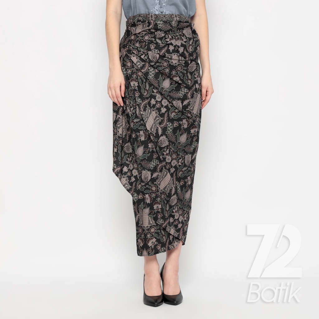 ROK LILIT BATIK Skirt Kebaya Instan Modern Wanita Motif Pintu Aceh Warna Hitam 722676 Cap 72 - Rok Batik Lilit Bawahan Skirt Kamen Kebaya Songket Batik Panjang Plisket Span Instan Jadi Bali Lembaran Premium Modern Untuk Wanita Kondangan