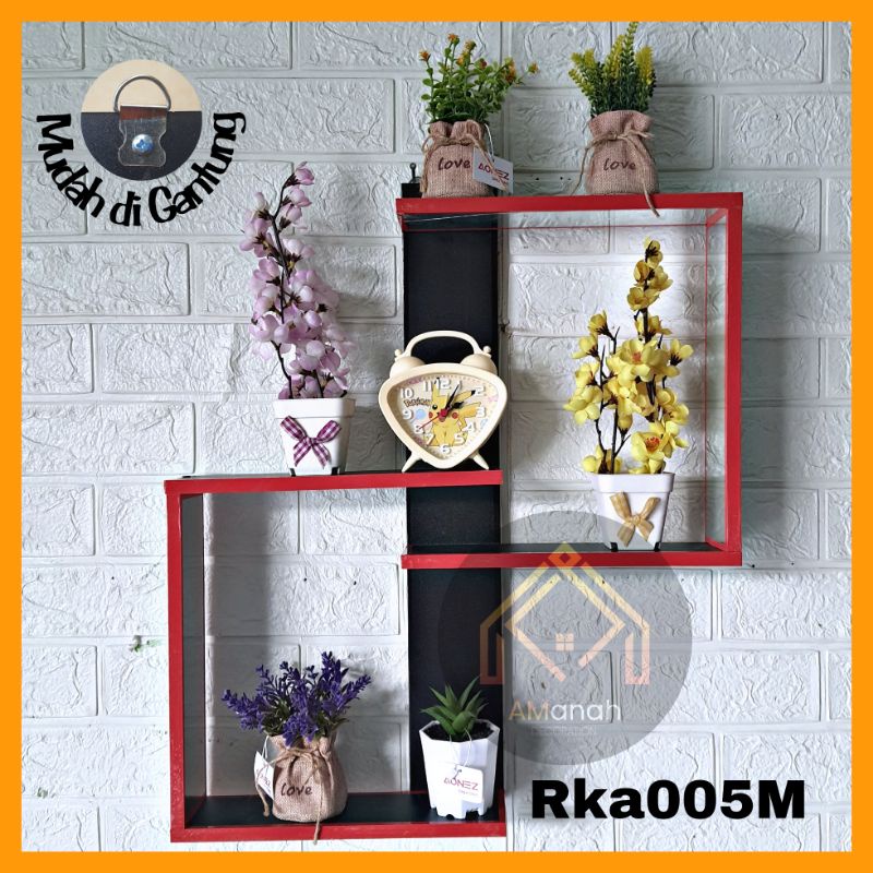 [COD] RAK DINDING KAYU MINIMALIS KODE RKA005 - RAK PAJANG KAYU SERBAGUNA RAK TEMBOK GANTUNG HIAS 005