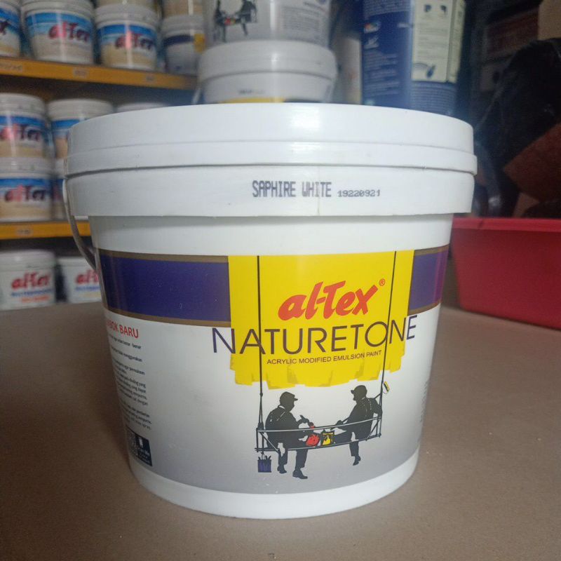 CAT TEMBOK ANTI JAMUR ALTEX NATURETONE  WARNA SAPHIRE WHITE