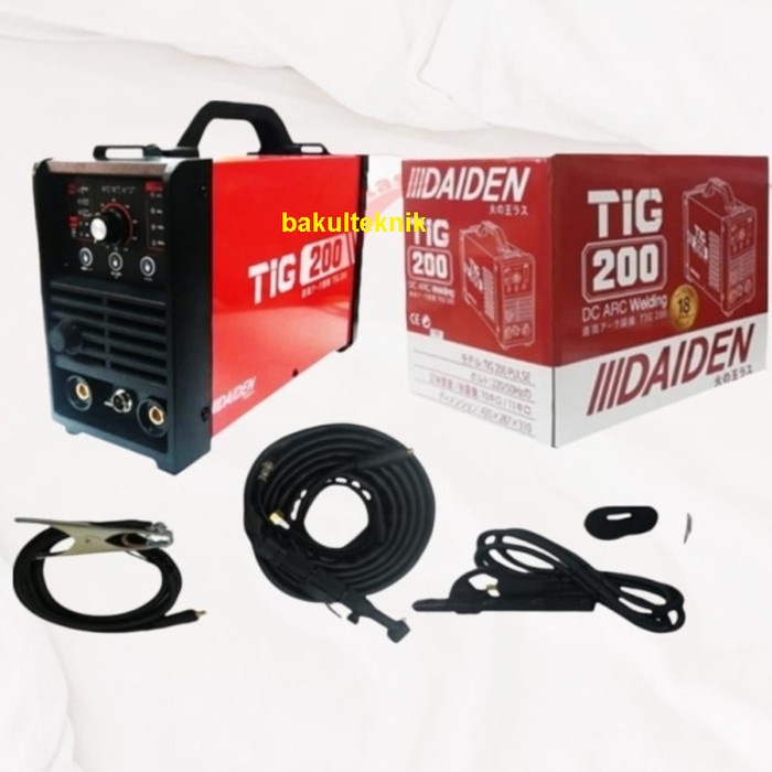 las DAIDEN TIG200 TIG 200 TIG-200 DC PULSE WELDING INVERTER MACHINE