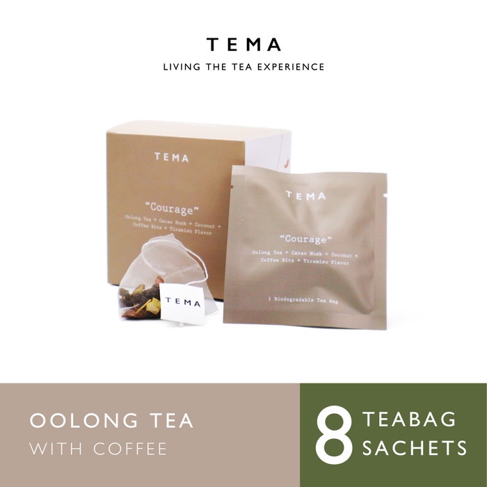 

TEMA TEA BAGS - COURAGE / OOLONG TIRAMISU TEA