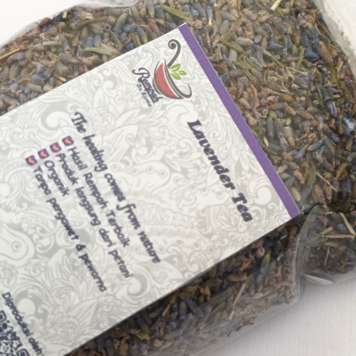 

DRIED LAVENDER TEA 100 GRAM- TEH LAVENDER KERING