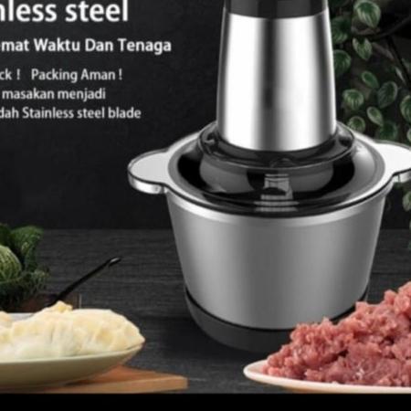 Blender Daging Stainless Jumbo Chopper Blender Elektrik Penggiling