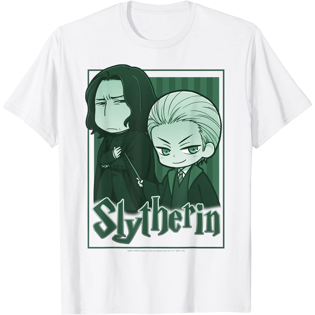 Kaos Anak Harry Potter Slytherin Chibi Snape & Draco T-Shirt