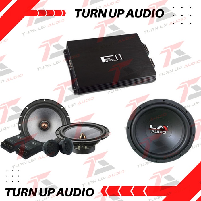 Paket audio mobil FULL LM AUDIO subwoofer lm audio power 4 channel LM