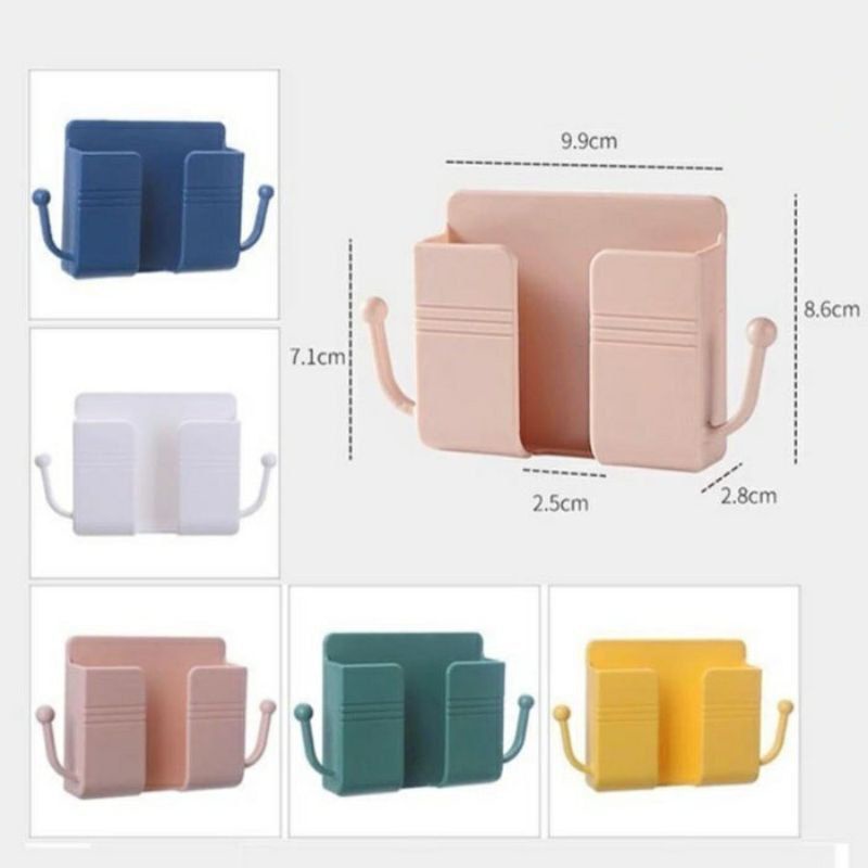 Holder Hp Tempel Dinding - Tempat Hp Remote di Dinding