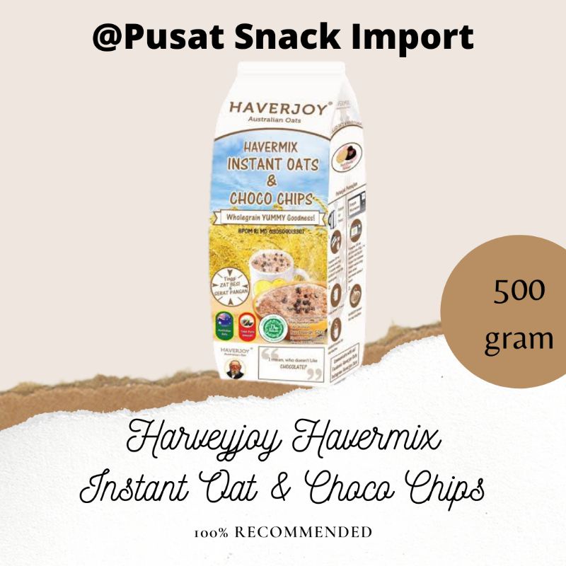 

Haverjoy Havermix Instant Oat & Choco Chips 500gram Australian Oat
