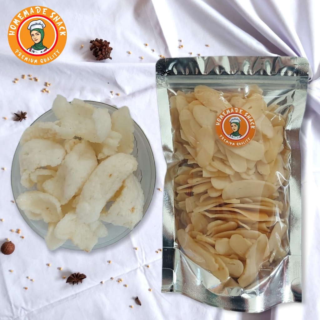 

Homemade Snack - Krupuk Kering Kerupuk Bawang Lidah Kerupuk Mentah Snack Halal Kualitas Premium