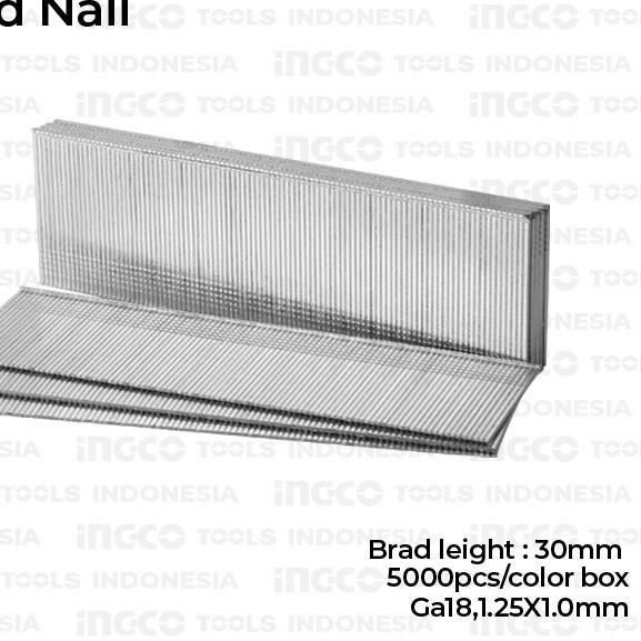 

Brad Nail (F30) INGCO ANA18301 Refill Isi Nailer Paku Tembak T F 30 mm