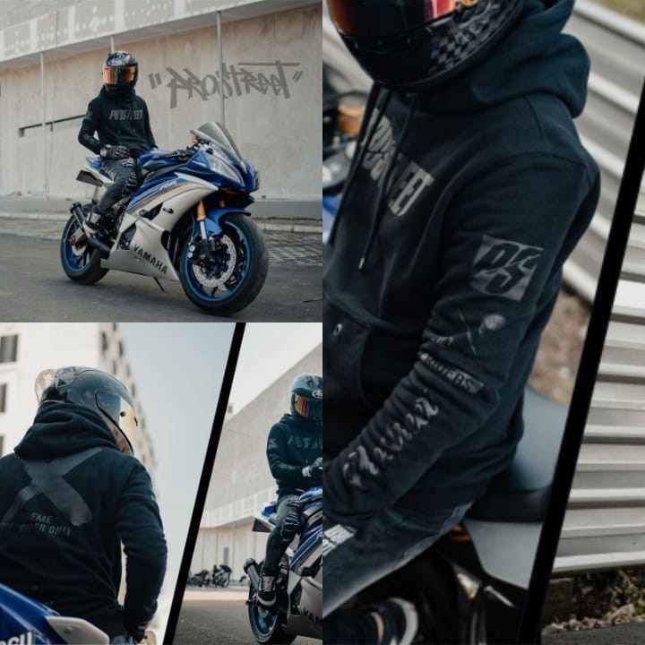 Sweater Hoodie PROSTREET  Terbaru Jaket Pria Hoodie Sunmori Prostreet Ronin Rider Samurai V2