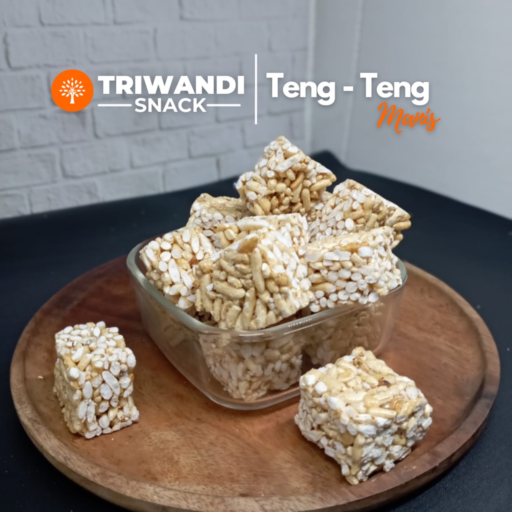 

Kue Teng Teng Manis 100 - 250 gr TRIWANDI SNACK oleh oleh bandung