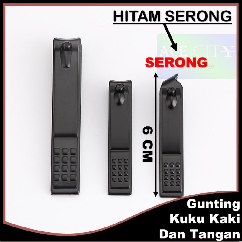 GUNTING KUKU STANILESS STELL HITAM