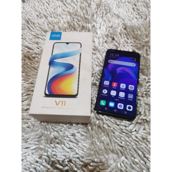 Vivo V11 Ram 6 64gb Fulset Garansi Resmi