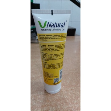 V Natural Whitening Exfoliating Gel Temulawak / Vnatural