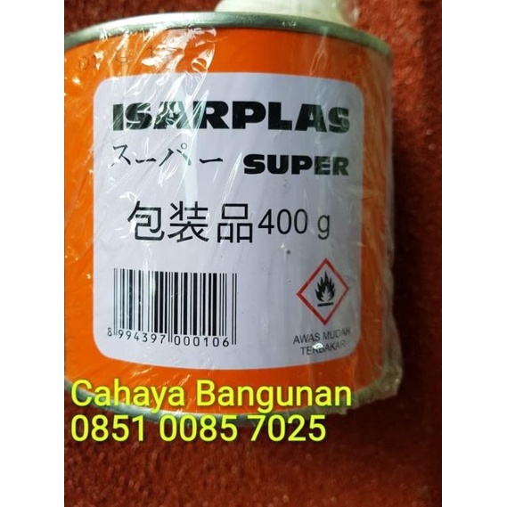 

Lem Pipa Pvc Pralon ISARPLAS Kaleng Besar 400Gr 400Gram 400 G Gr Gram