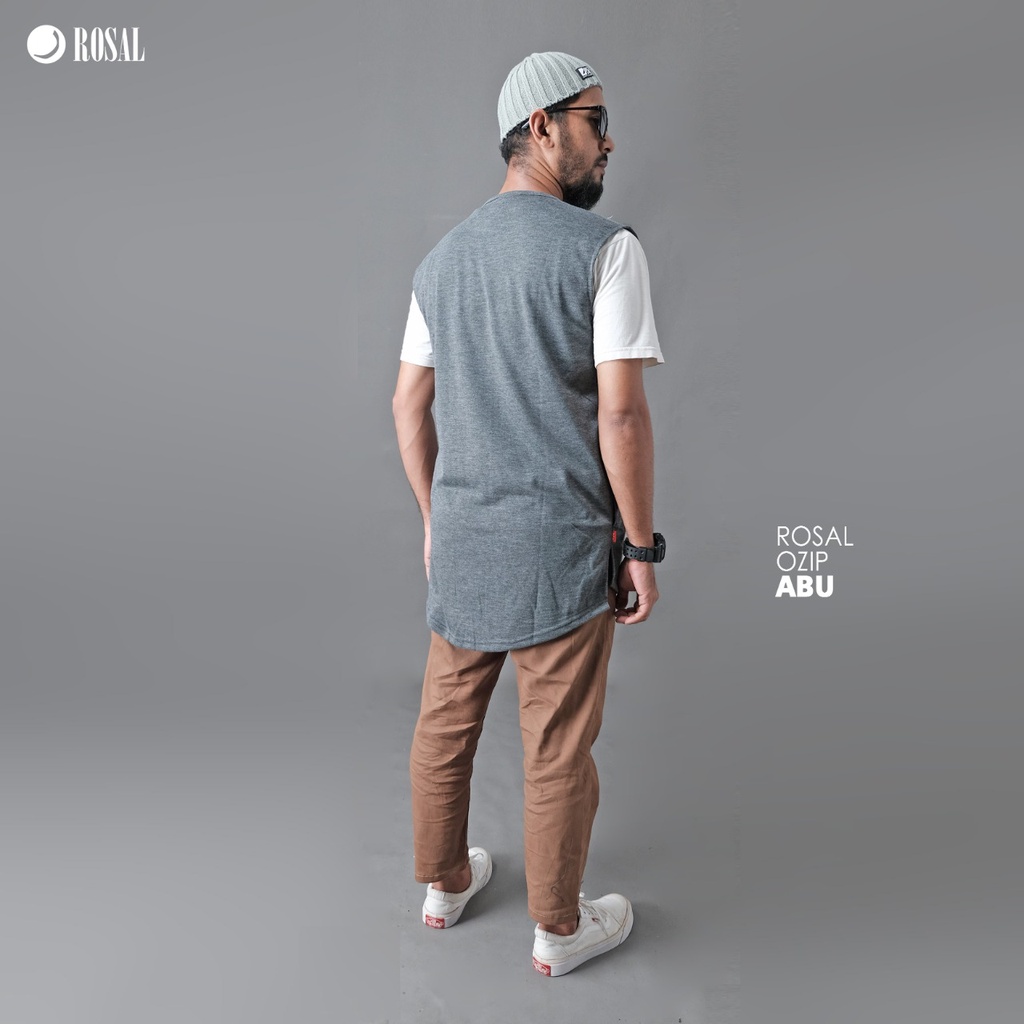 Rompi Shalat Ozip ROSAL Rompi Sholat Zipper Pria Dewasa