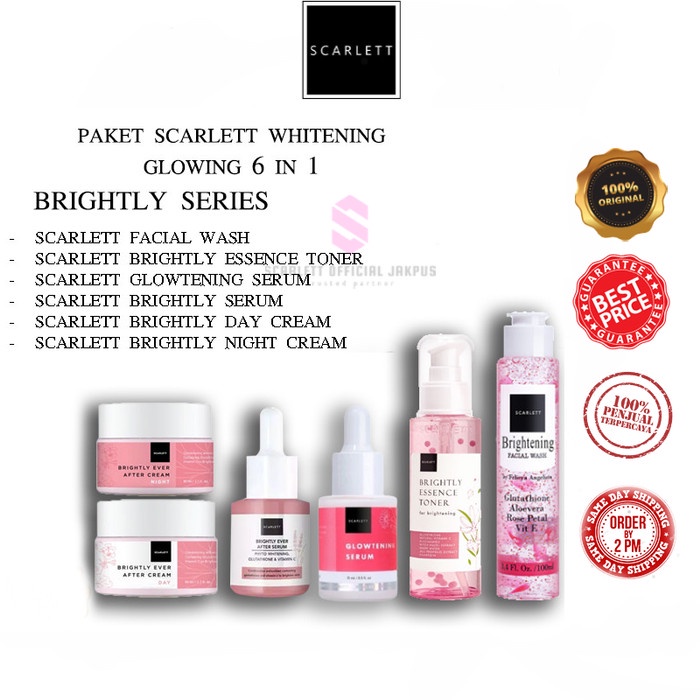 Treat Paket Scarlett Whitening 6 In 1
