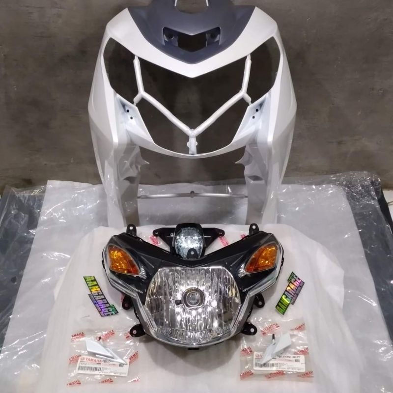 cover tameng Nouvo Vietnam original tameng depan Nouvo Z Vietnam putih original