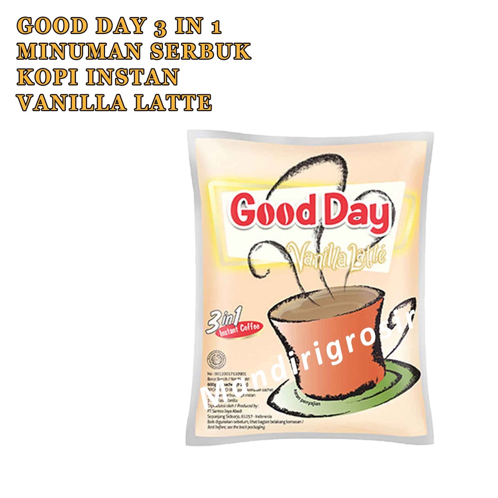 Serbuk Kopi Instan * Good Day 3in1 * Instant Coffee * 50s X 20g