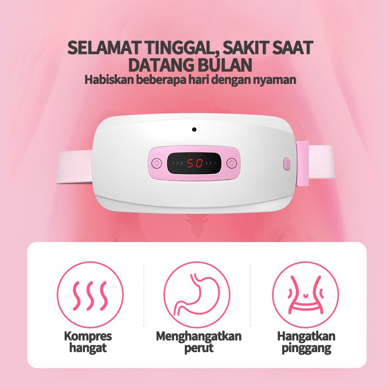 (Harga Khusus)BENBO Sabuk pijat panas/ Sabuk pijat getar listrik/ sabuk pijat panas/ Pijat pinggang/ Pijat sabuk dapat diatur