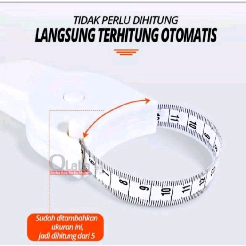 Meteran Pengukur Badan Y / Lengan / Pinggang 150 cm