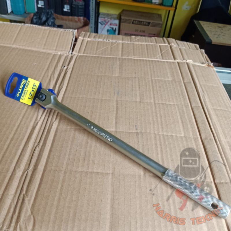 Stang gagang handle kunci sock sok flexible shock 1/2" x 15" LAKONI PRO LAKONIPRO