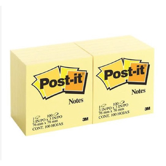 

Sticky Note Post it 3M 654 76 x 76mm - 1 PACK