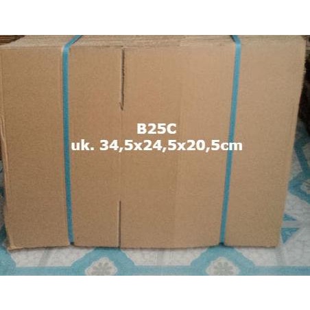 

(B25.C) Kardus - 34,5 x 24,5 x 20,5 Karton Box Boks Polos - isi 25pcs