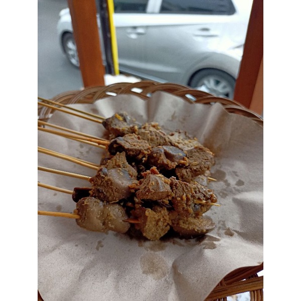

Sate ati ayam/baceman ati ayam