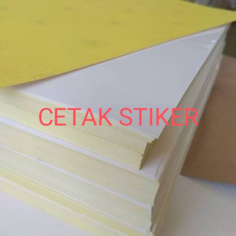 Cetak stiker