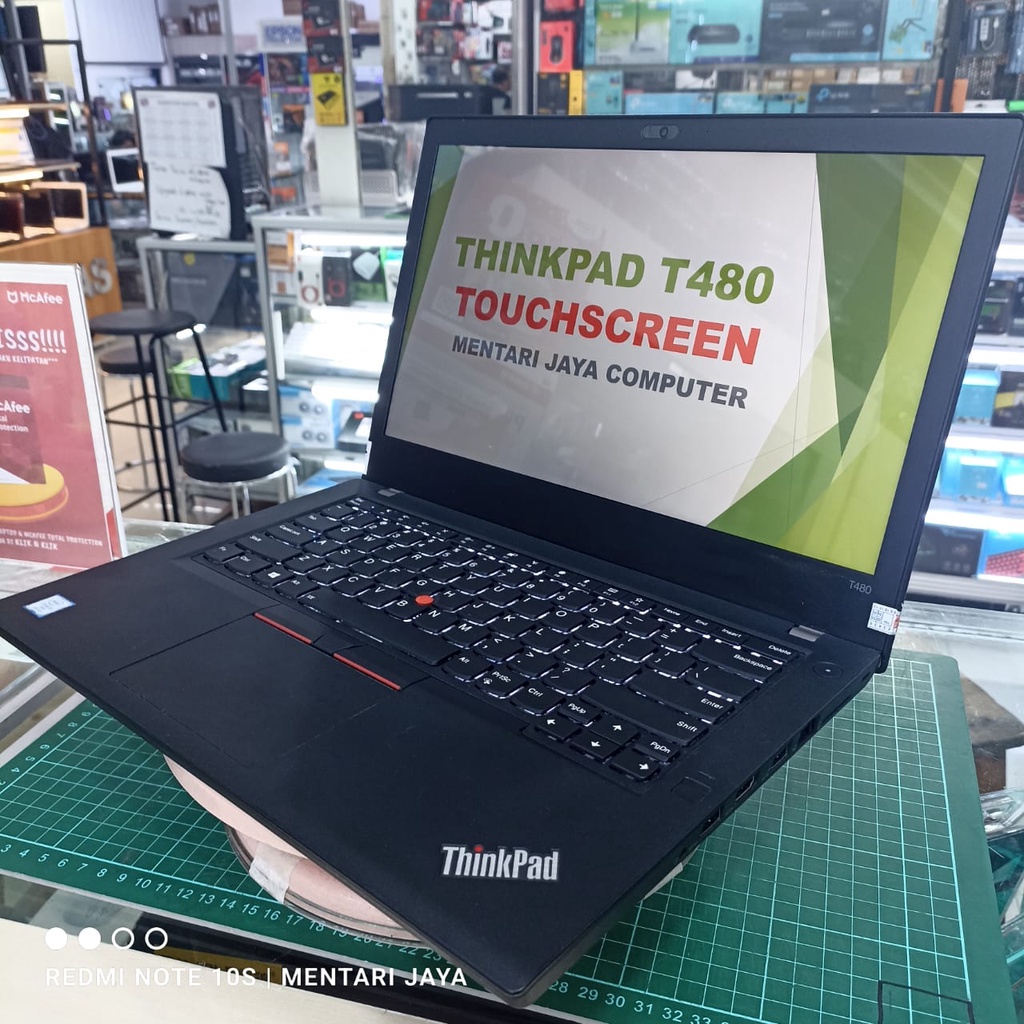 LAPTOP MURAH LENOVO THINKPAD T480 CORE i5 8GB 256GB SSD 14 FHD WINDOWS MULUS SIAP PAKAI