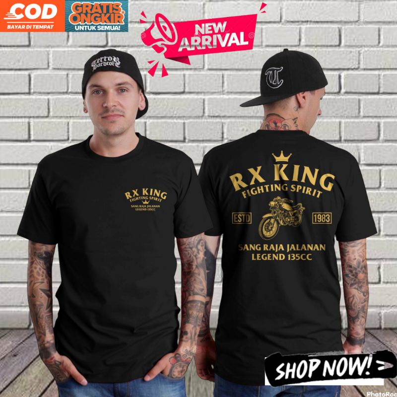 KAOS DISTRO PRIA KAOS RX KING BAJU RX KING PAKAIAN PRIA PREMIUM