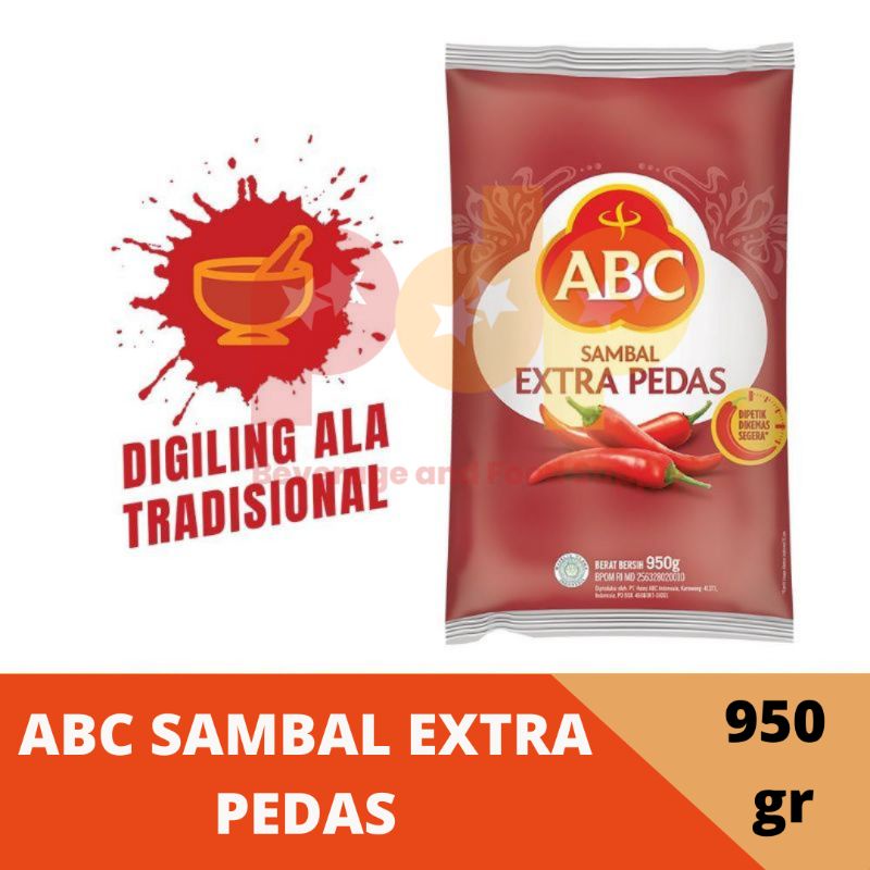 

ABC Sambal Extra Pedas 950 gr/ Saus Sambal Extra Pedas 950 gr