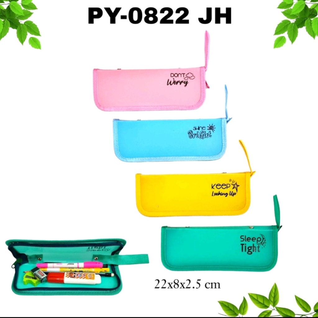 

Kotak Pensil Sleting Kancing/Tepak Pensil Lucu/Pencil Case