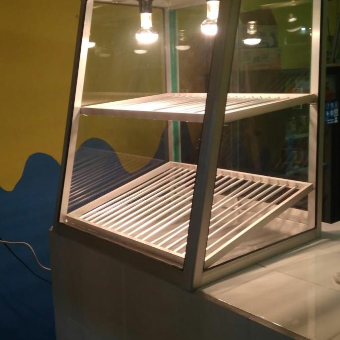 Warmer Makanan-Showcase-Display Penghangat Makanan/Fried Chicken