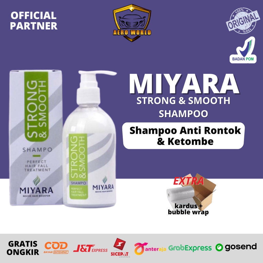 MIYARA SHAMPOO dan HAIR TONIC ORIGINAL Shampo Penumbuh Rambut