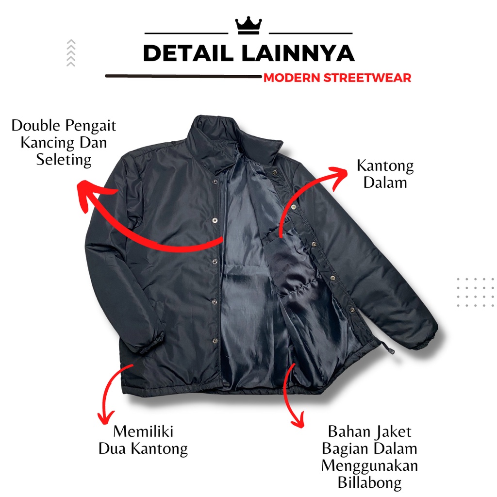 Jaket Coach Jacket Parasut Pria Onitsuka Harajuku Japan Windbreaker BGSR