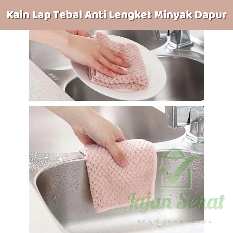 Kain Lap Tebal Anti Lengket Minyak Dapur