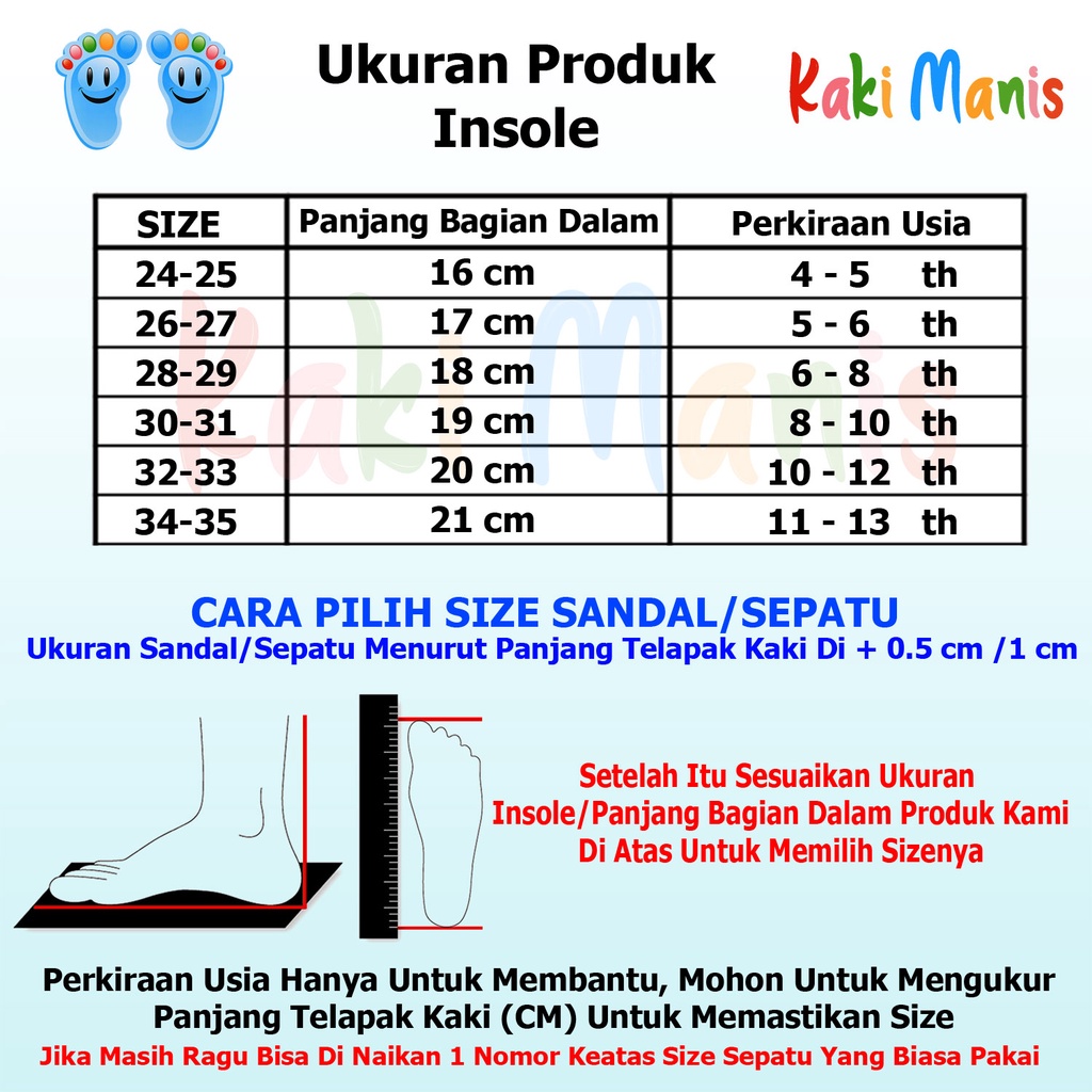 PROMO 12.12 PUNCAK Kakimanis B223 Sandal Import UNICORN Anak Laki-laki Perempuan Sendal Viral Kekinian Termurah Terbaru Lucu  4 5 6 7 8 9 10 11 12 13 tahun