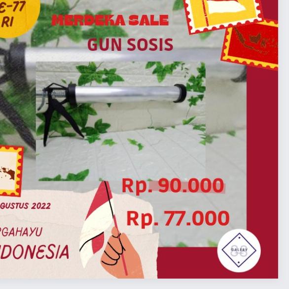 

Tembakan Silicone Sealant Sosis / Gun Sosis