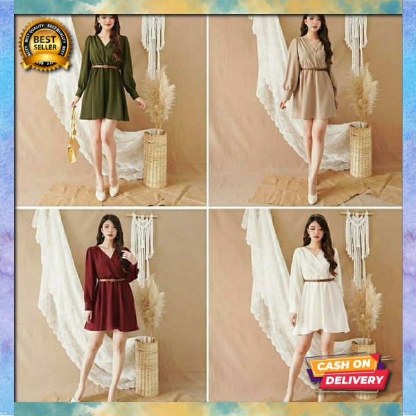 Gaun Pesta Wanita Mewah Minidress Cewe Acara Nikahan Ghaon Remaja Premium Murah Dress Wanita Terbaru