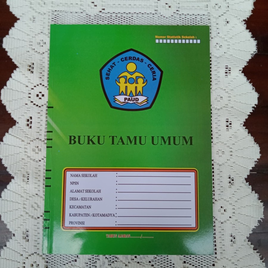 

Buku Tamu Umum (buku administrasi guru TK/Paud)