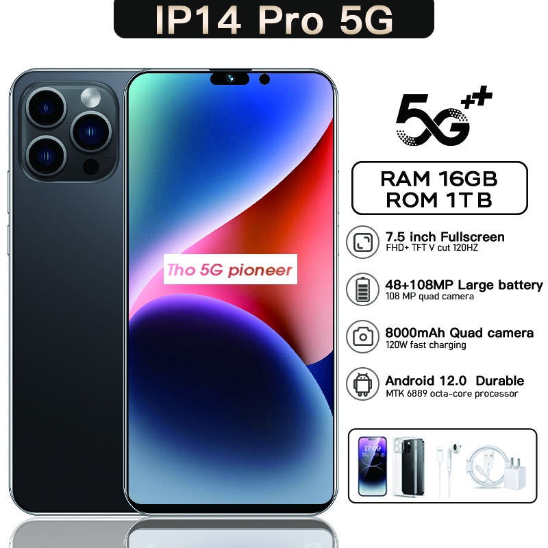 hp i14 Pro Max handphone murah cuci gudang terbaru 2022 baru original pintar termurah 12GB+512GB and