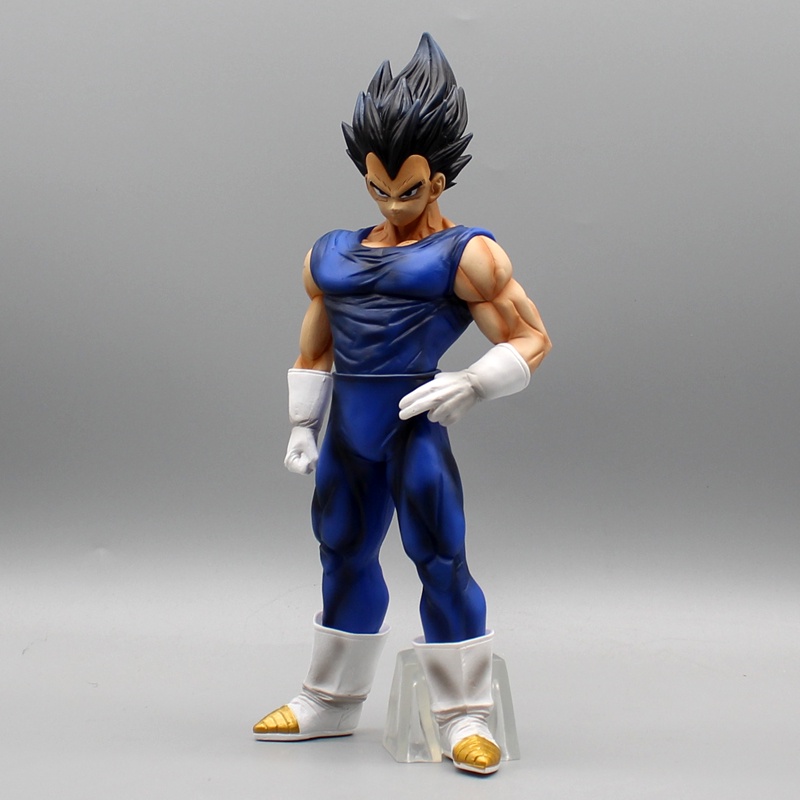 Mainan Action Figure Anime Dragon Ball Z GK Super Saiyan Vegeta Bahan PVC Ukuran 28cm Untuk Koleksi